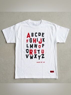 Haus of Jr Kids Unisex Alphabet Graphic Tee - Size 14 - New